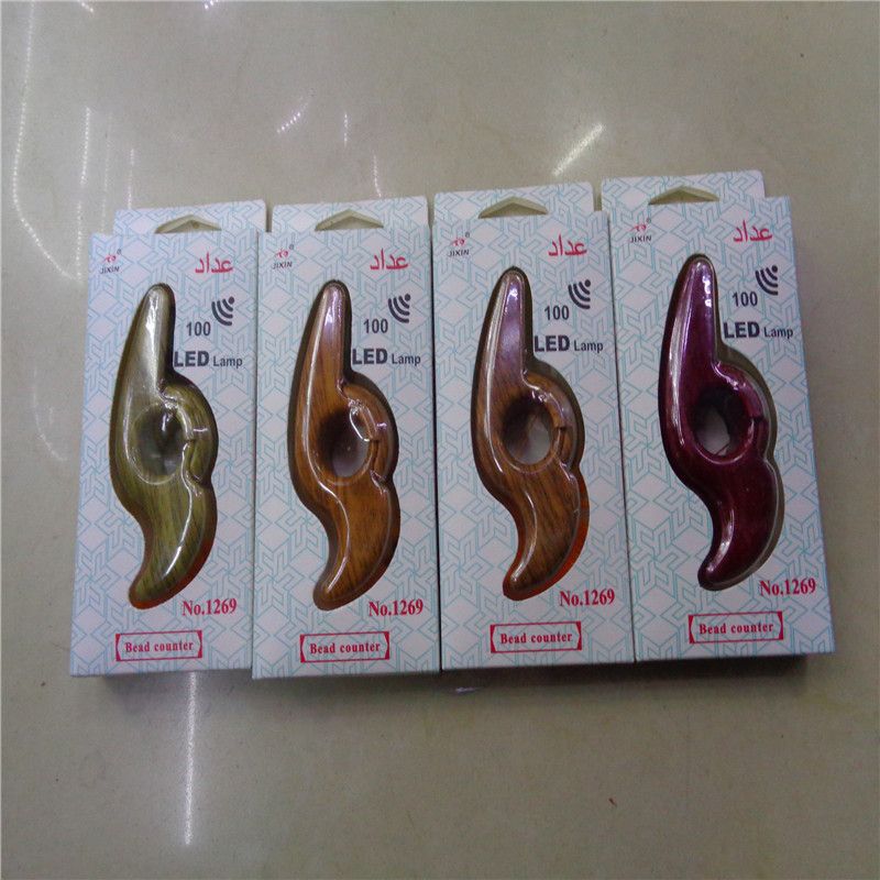 "1269 Buddha Chanting Counter with sound and anti-wood grain, student sports prayer beads timing counter, street stall supply, factory direct sales.