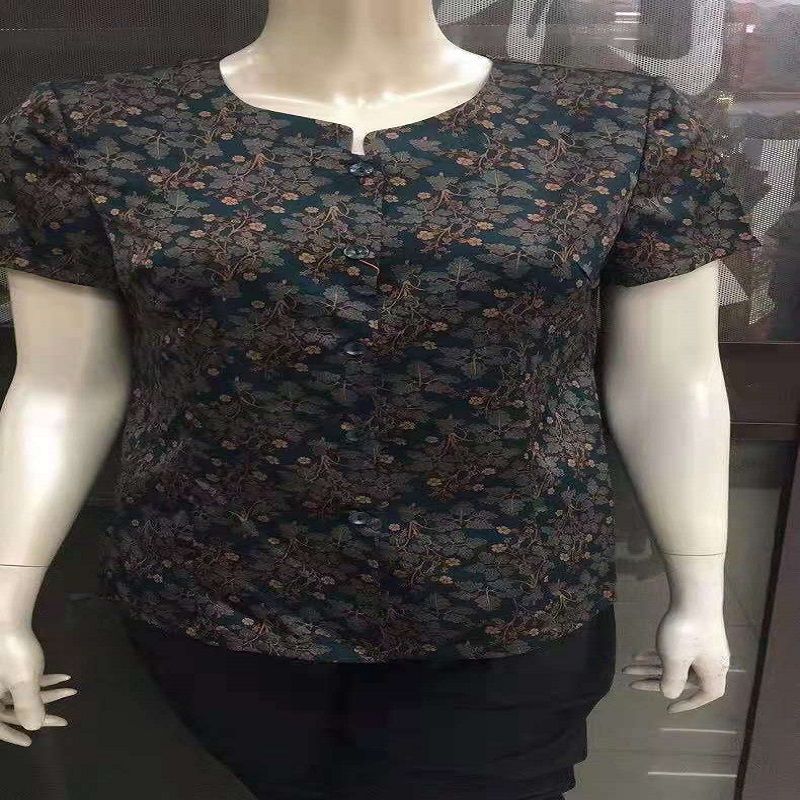 猫娘志仙女连衣裙薄款法式V领显瘦泡泡袖碎花长裙a字收腰裙子女夏102