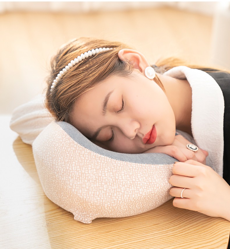 哈密瓜纹蝴蝶枕灰色详情图7