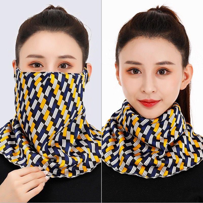 Sun Mask For Men And Women Summer Fashion Breathable Full Face Uv Protection Thin Sunshade Mask 53【 Foreign Trade 】