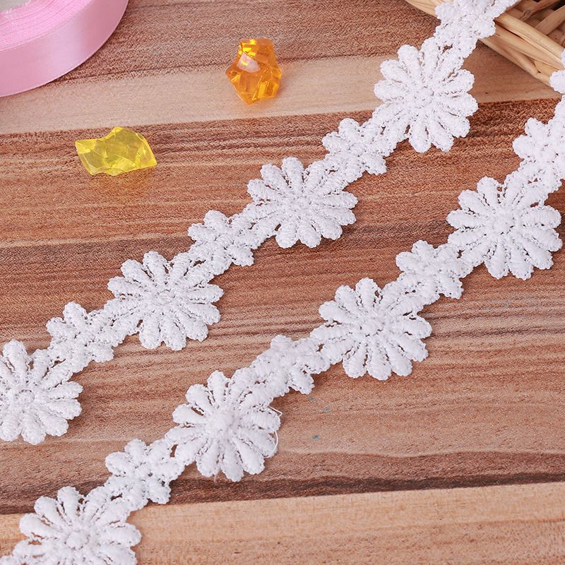 Wholesale white lace trim, wedding dress headwear, DIY handmade clothing decals