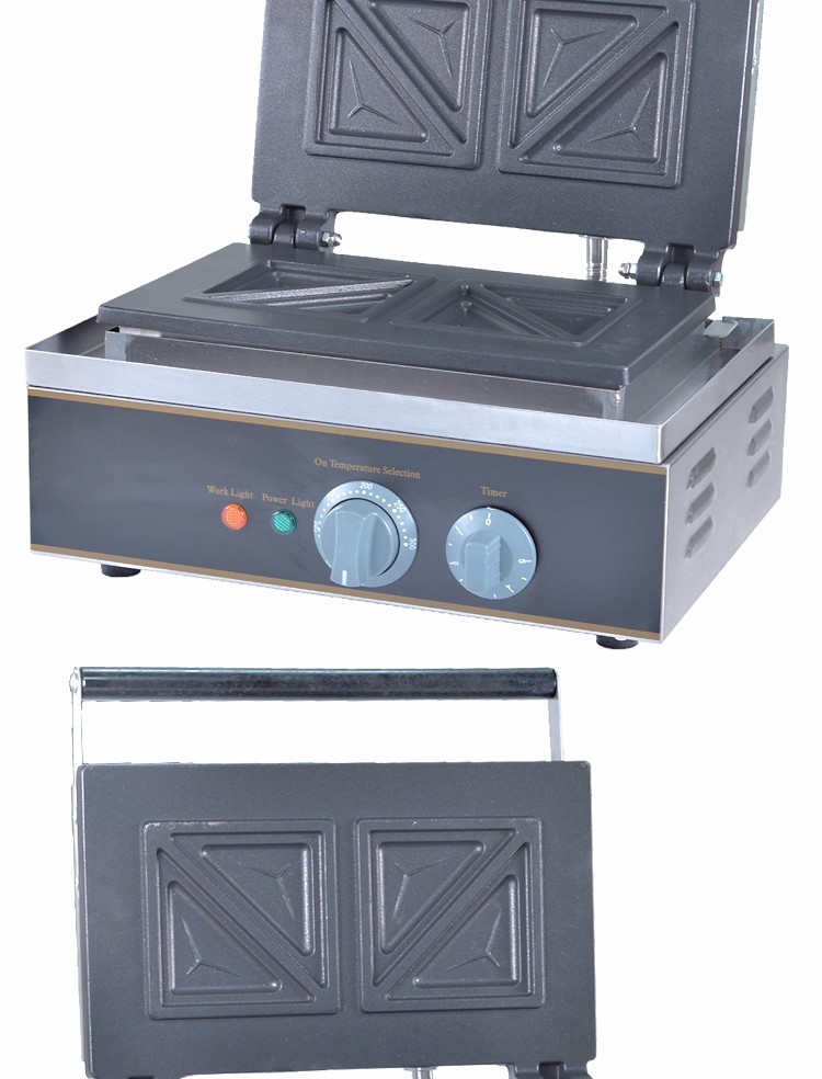 The new sandwich flying saucer FY-113E electric commercial pancake baking machine is a sandwich snack baking equipment detail image 5