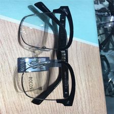 暴龙新款近视眼镜架时尚全框金属多边形大框眼镜框眼镜架44