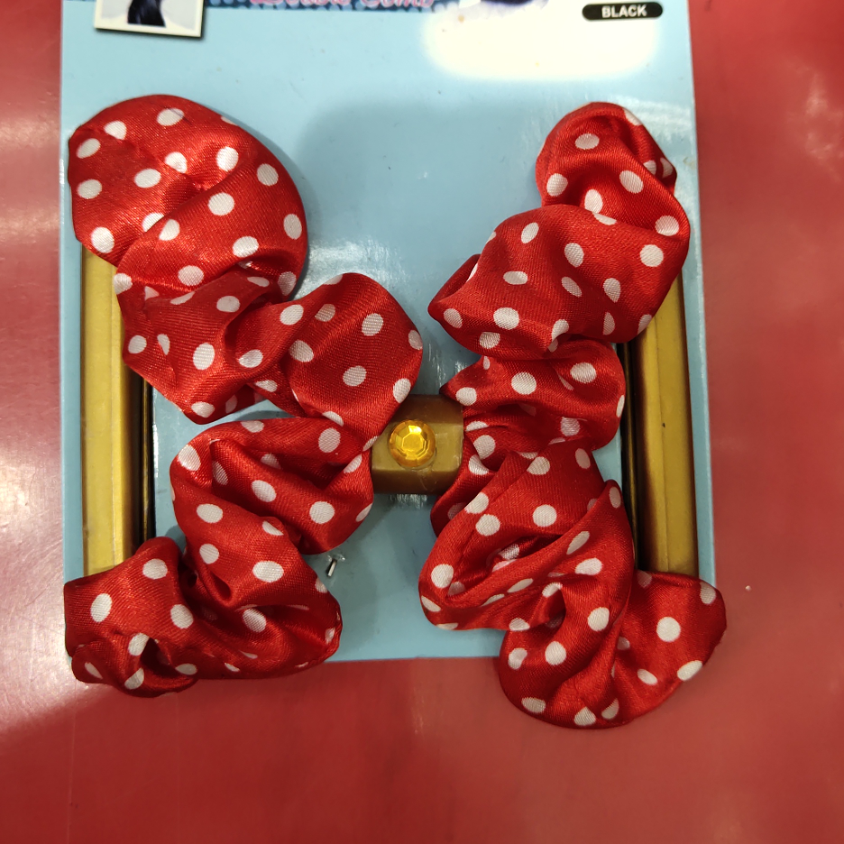 Fabric fashion hair comb 4