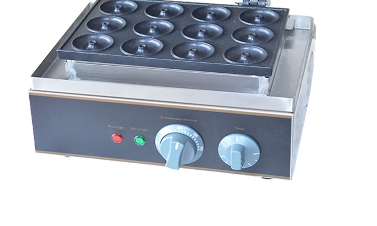 Electric heating twelve-compartment round pastry FYX-12A commercial crispy chicken pancake machine and pancake snack equipment detail image 6