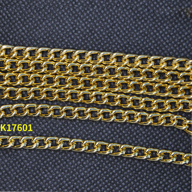 K17601源通五金铝链条 流苏尾链疏身钮链 头饰发夹项链饰品配件