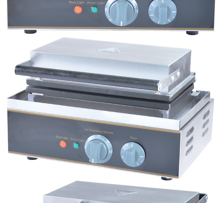 The new sandwich flying saucer FY-113E electric commercial pancake baking machine is a sandwich snack baking equipment detail image 7