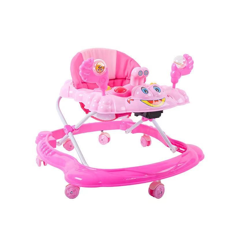 Baby early learning andador hand-push andador para niños con música luz andador anti-o pierna 307 Item Picture