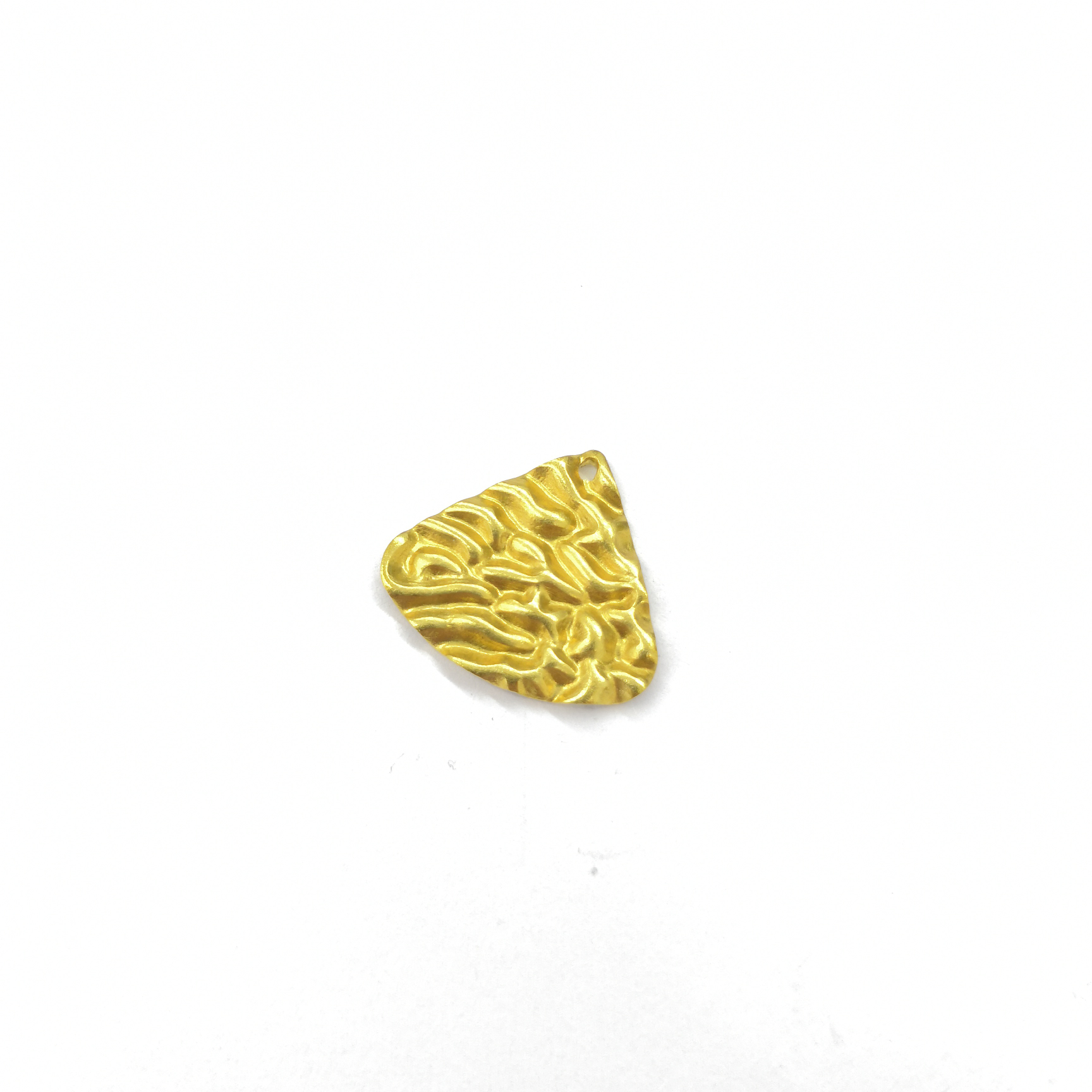 Solid triangular double side wave pattern one hole