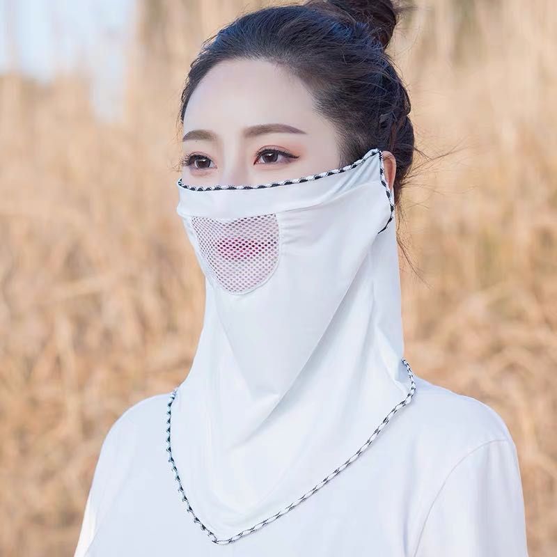 Sun Mask For Men And Women Summer Fashion Breathable Full Face Uv Protection Thin Sunshade Mask 48 [For Foreign Trade]