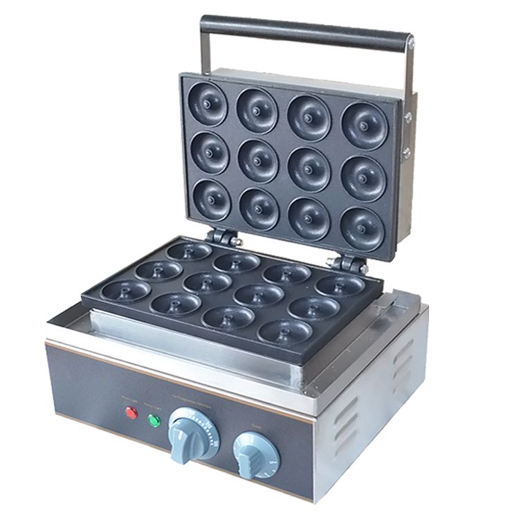 Electric heating twelve-compartment round pastry FYX-12A commercial crispy chicken pancake machine and pancake snack equipment Specification image