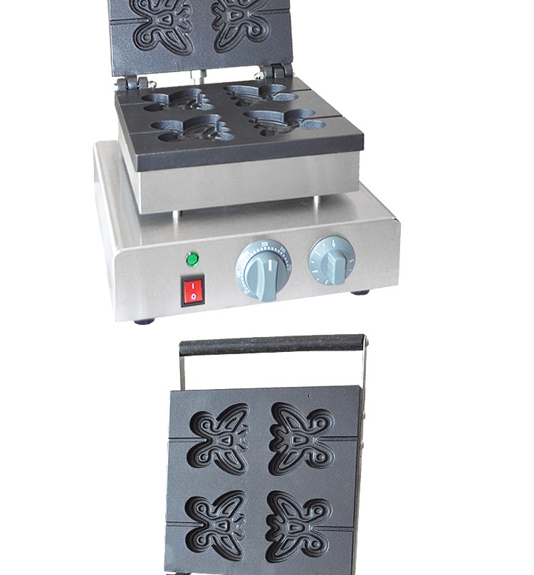 Commercial four-compartment electric heating butterfly machine FY-2211, crispy pastry machine, baking machine, butterfly pastry snack equipment detail image 4