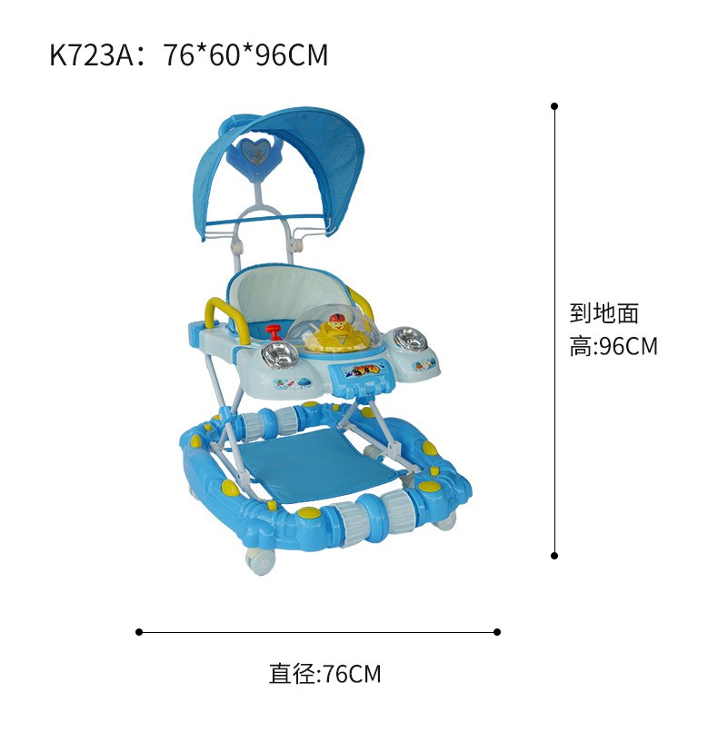 婴儿早教学步车可手推儿童学步车带音乐灯光学步车防o型腿k723详情图12