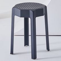 吕字家具-塑料凳子加厚成人北欧餐凳创意叠放餐厅等位板凳圆凳椅子