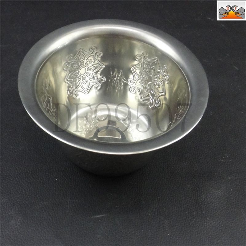DF99507 平盖压花盆  不锈钢盖盆 厨房酒店用品 DF Trading House