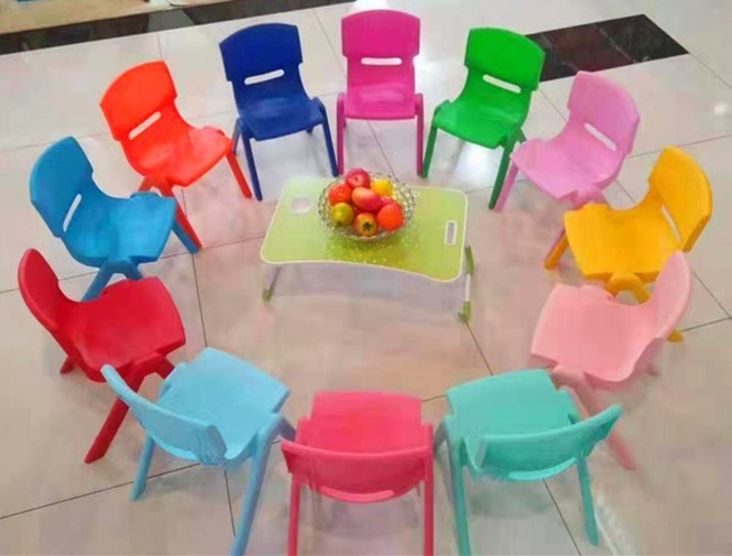 吕字家具-加厚板凳儿童椅子幼儿园靠背椅宝宝坐椅塑料小椅子防滑详情4