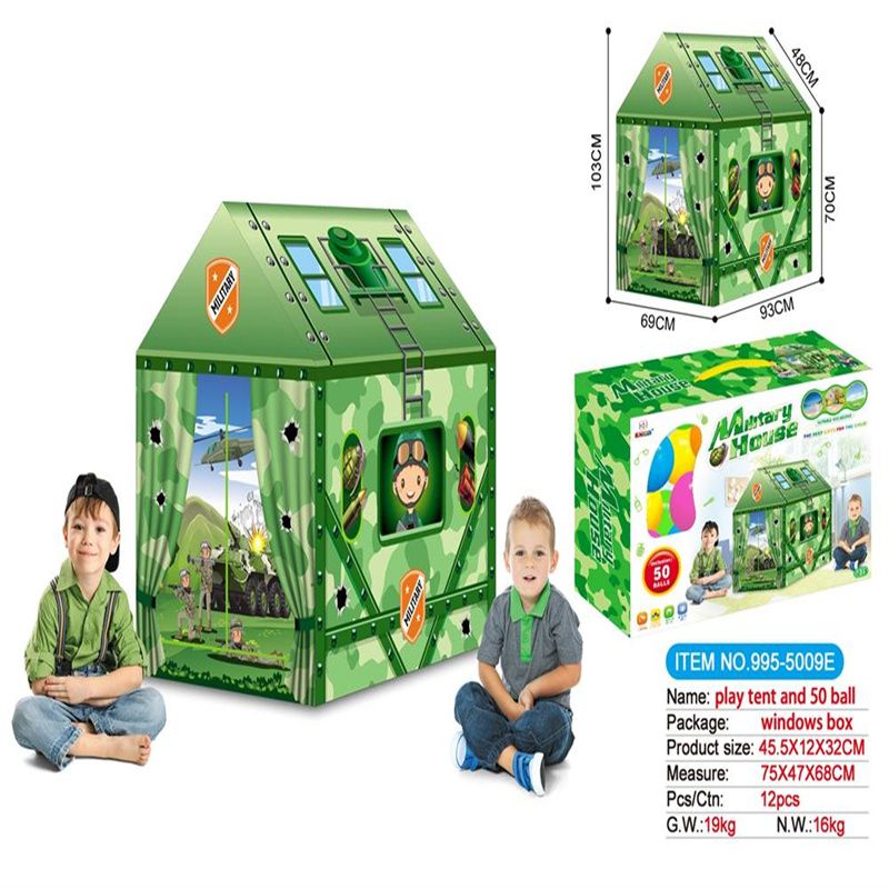 军事屋帐篷50个海洋球995-5009E