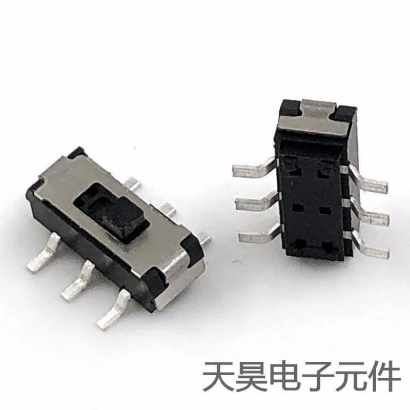 Sliding switch forward two-position six-pin MST-22D18 surface mount temperature-resistant small toggle switch detail image 4