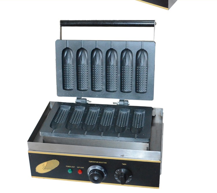 Commercial crispy pastry machine FY-111 electric corn roasting machine, corn crispy pastry stick machine, and snack equipment detail image 5