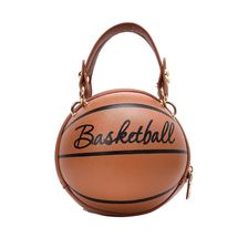 网红个性搞怪小包包新款篮球包女士链条斜挎包