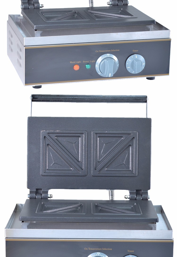 The new sandwich flying saucer FY-113E electric commercial pancake baking machine is a sandwich snack baking equipment detail image 6