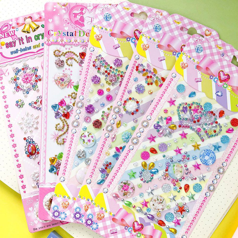 Acrylic diamond sticker love diamond sticker acrylic diamond sticker sticker manufacturers direct sales