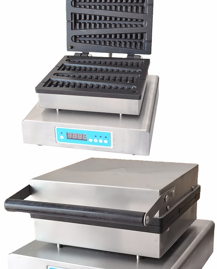 电热数码四条松树机FY-2208A商用烤松饼机烤香酥机器休闲小吃详情图4
