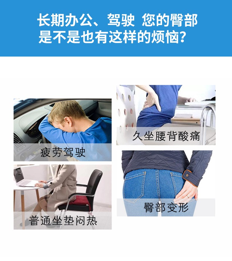 The popular 600g eggsitter multi-functional silicone gel egg seat cushion, car honeycomb seat cushion and dual-purpose ice pad for both home and car detail image 2