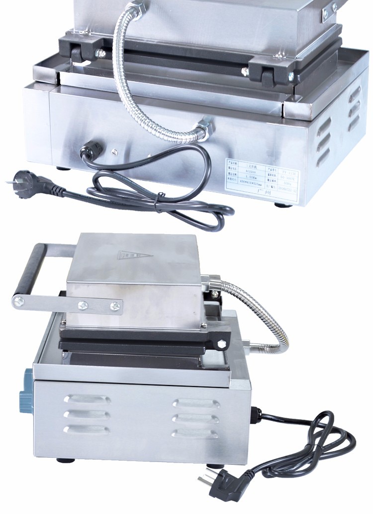 The new sandwich flying saucer FY-113E electric commercial pancake baking machine is a sandwich snack baking equipment detail image 8