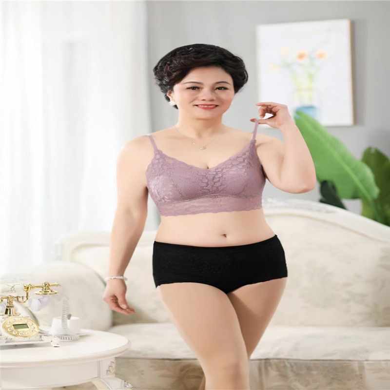 新款时尚柔软内衣女无钢圈防下垂女士舒适文胸15