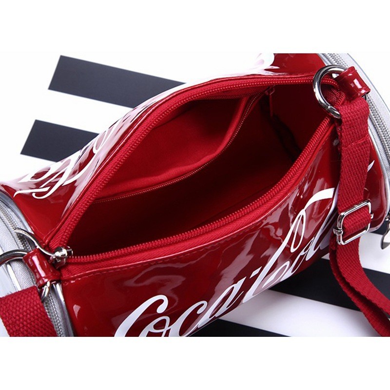 Coca-Cola Red Bucket Bag Instagram Celebrity Crossbody Bag details Picture
