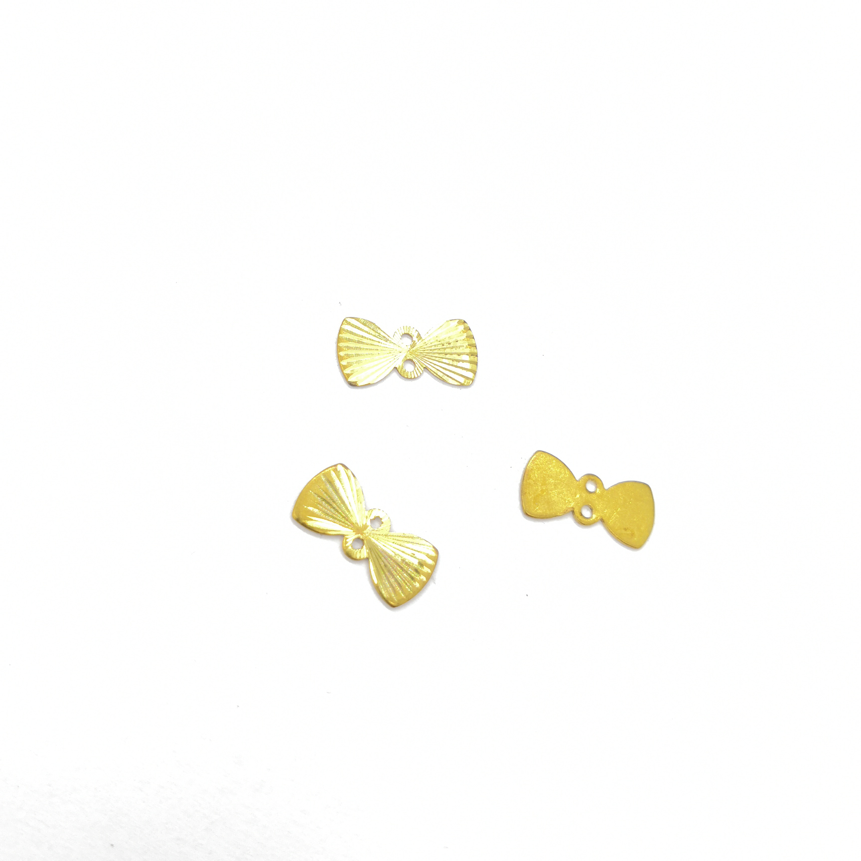 Solid bow flat single lot two holes