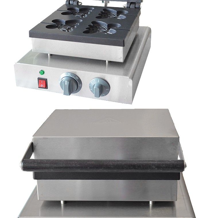 Commercial four-compartment electric heating butterfly machine FY-2211, crispy pastry machine, baking machine, butterfly pastry snack equipment detail image 5
