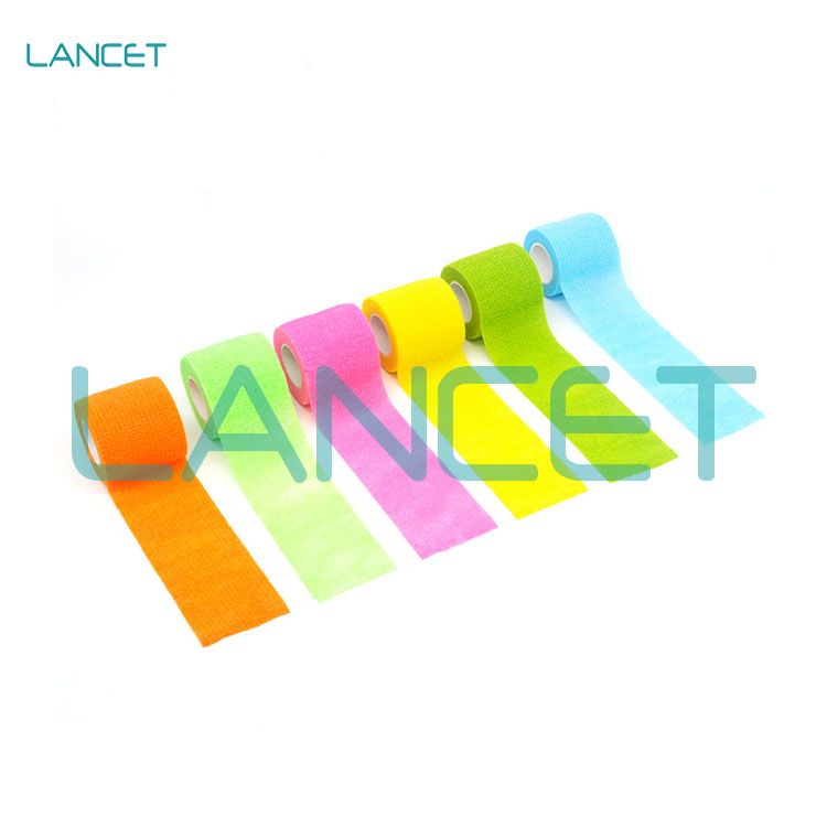 Self Adhesive Custom Print Colored Cohesive Elastic Bandage