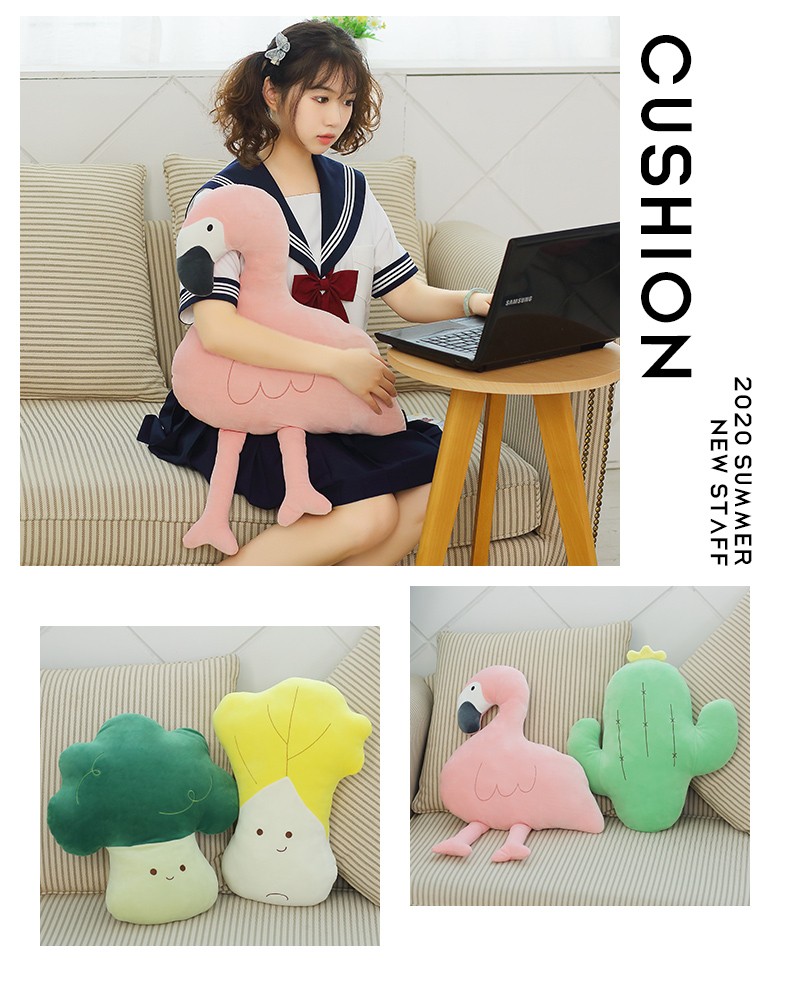 2022新款夏沐公仔仙人掌男女生可爱生日礼物卧室床上毛绒玩具婚庆批发详情7