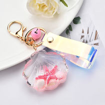 Acrylic water drop plus string keychain series mixed 24