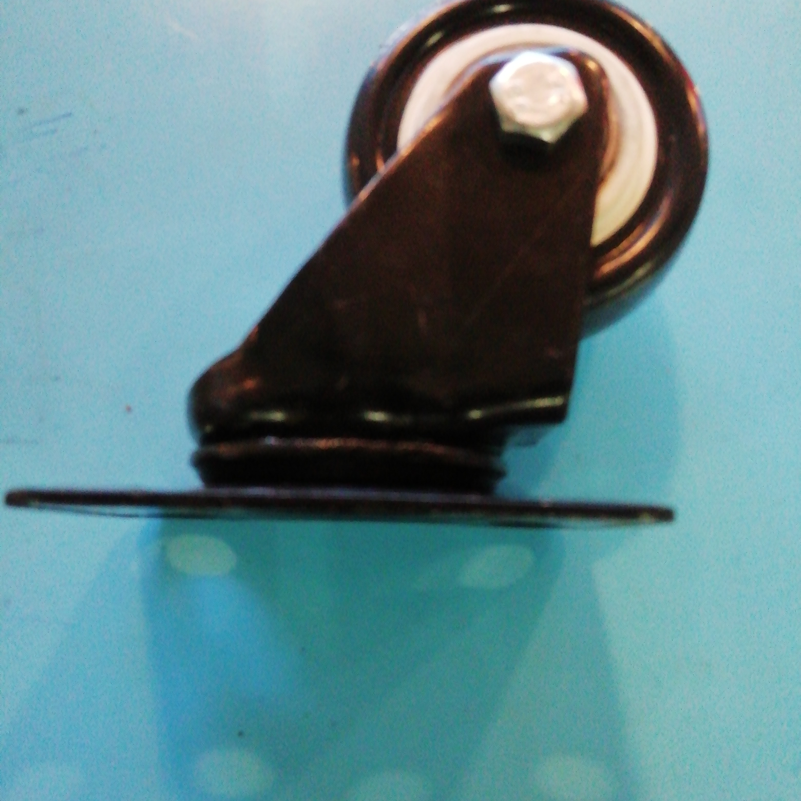 2-inch flat-bottomed gold diamond movable wheel