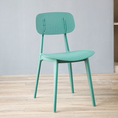 Lu word furniture - silla de plástico nordic taburete de respaldo simple hogar ins wind silla de red silla de exterior creativa silla de comedor moderna Specification image