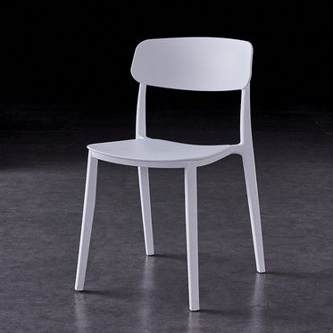 吕字家具-厂家直销塑料椅子家用加厚PP餐椅靠背椅户外可叠放椅子凳子