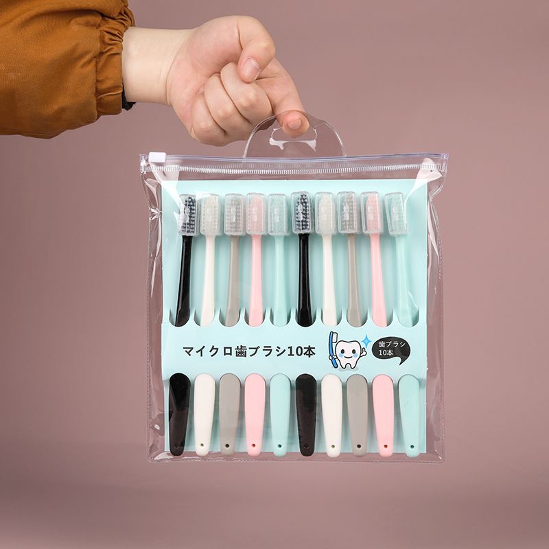 Ten Soft-Bristled Toothbrushes For Adult Ice Cream