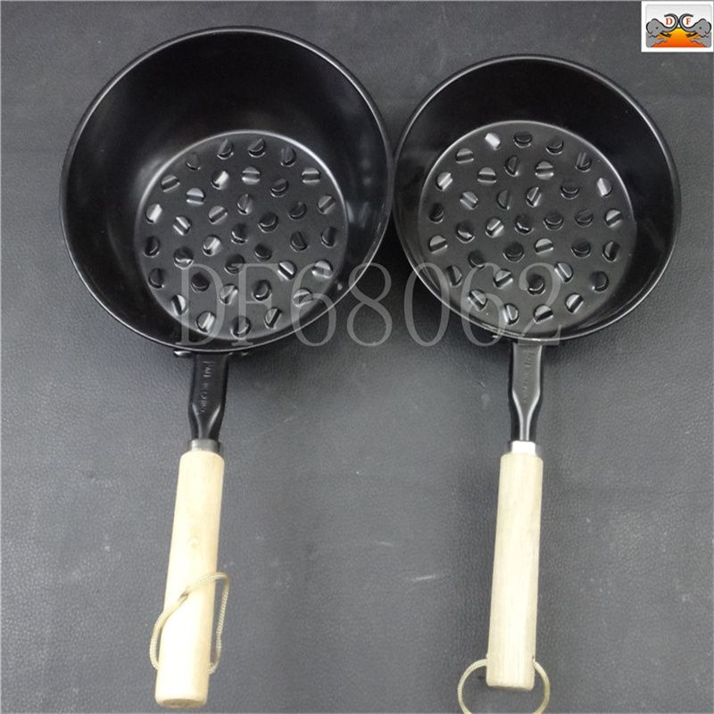 DF68062 木柄炭勺新款烧烤炭多规格锅碳勺14CM/16CM烧烤工具碳勺 DF Trading House