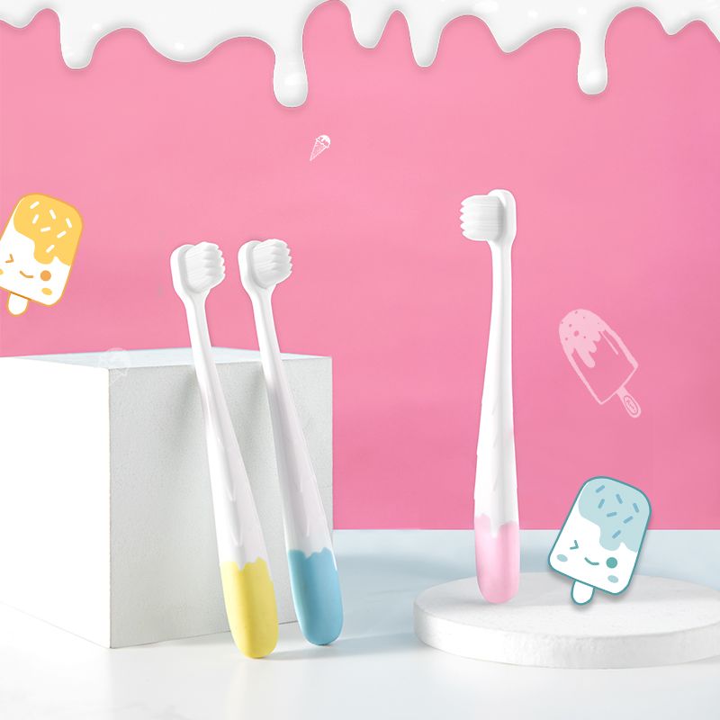 Ice Cream 10,000 Hair Toothbrush For Kids
