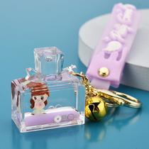 Acrylic water drop plus string keychain series mixed 13