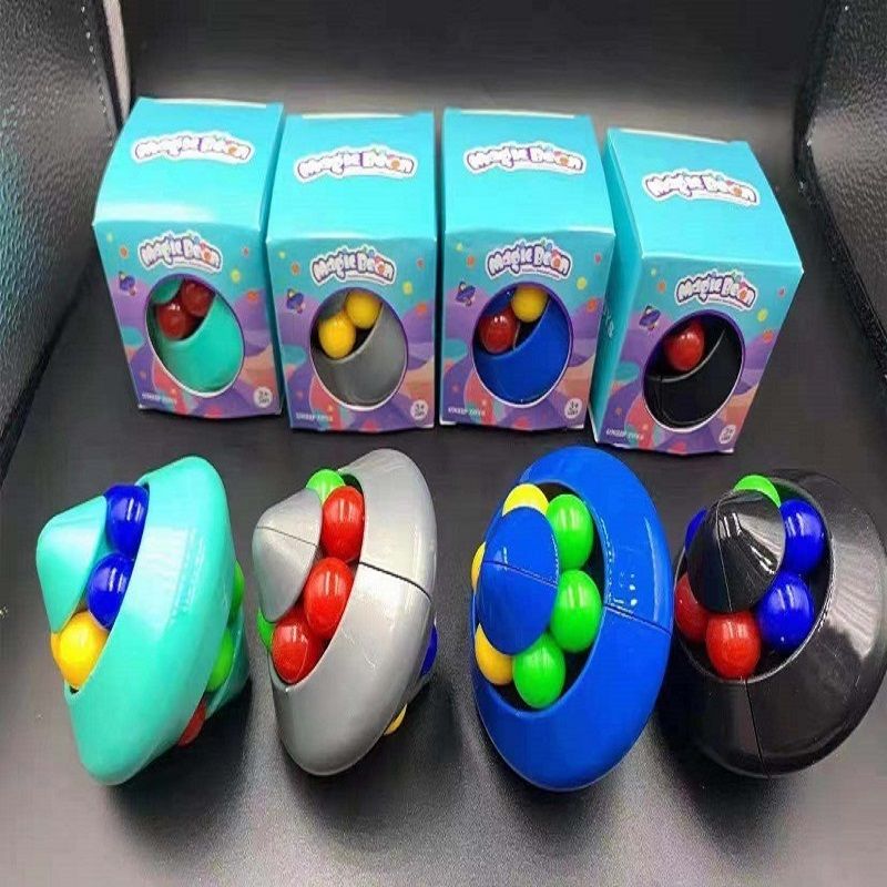 新款小魔豆异形陀螺魔方 趣味异形旋转陀螺 儿童益智解压玩具厂家直销