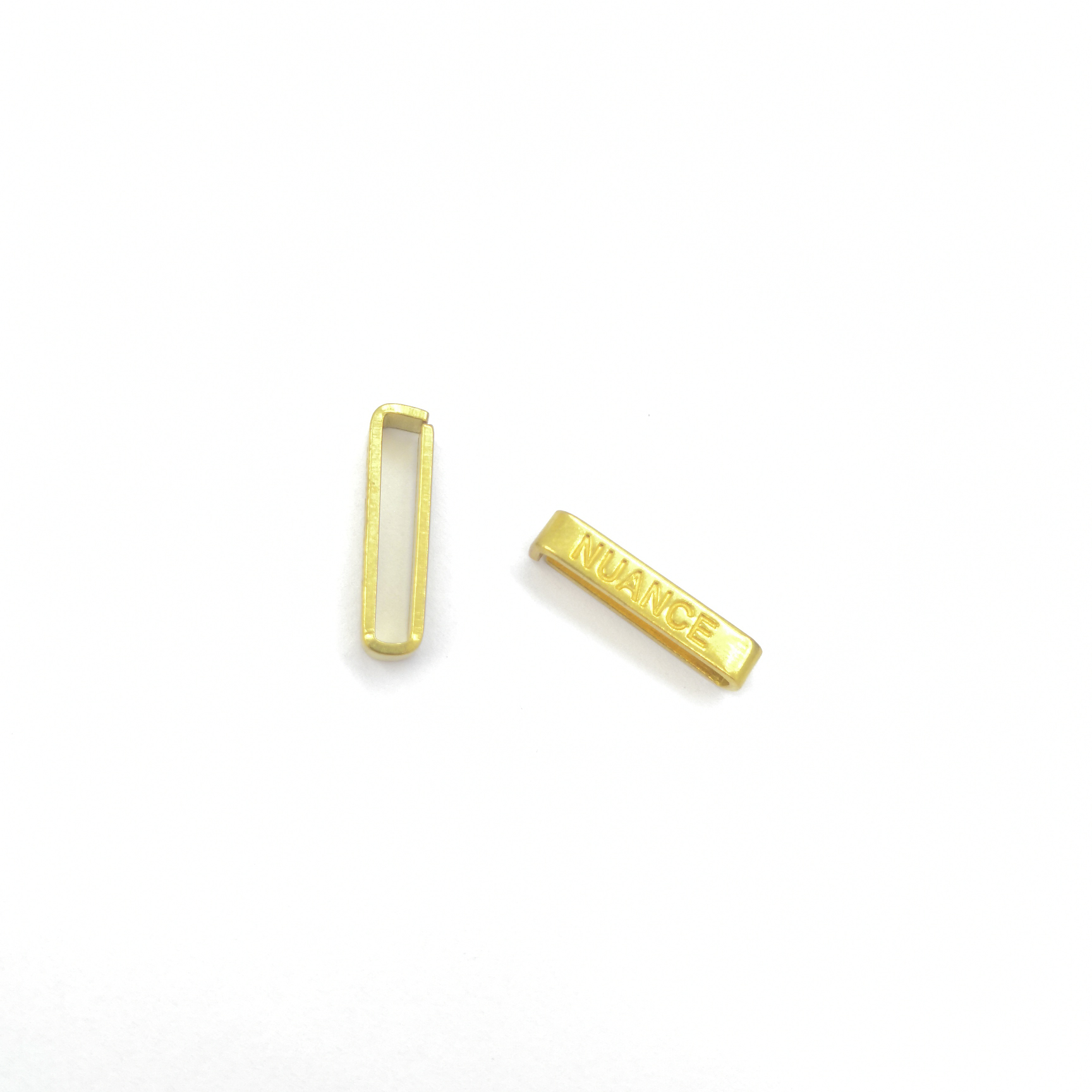 长方形空心条单面印字母