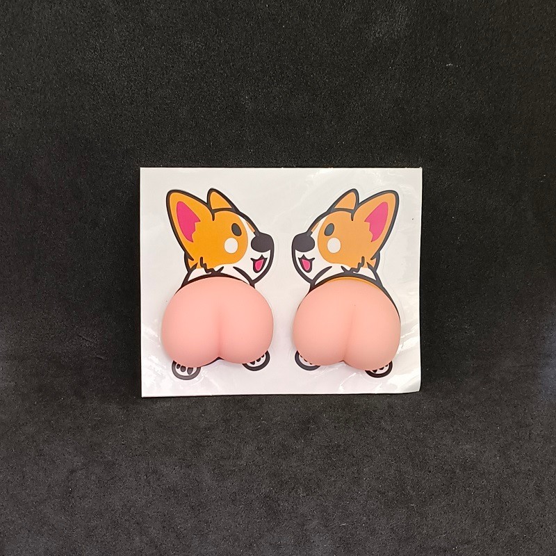 蜡笔小新车门防撞贴可爱屁屁汽车防刮蹭擦卡通屁屁门边保护防护贴详情图12