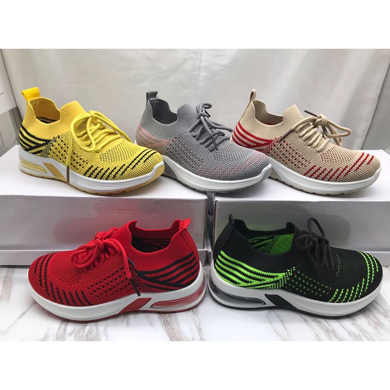 2021新款女士飞织鞋舒适合脚休闲细腻轻便欧码手工易跑柔软码全17