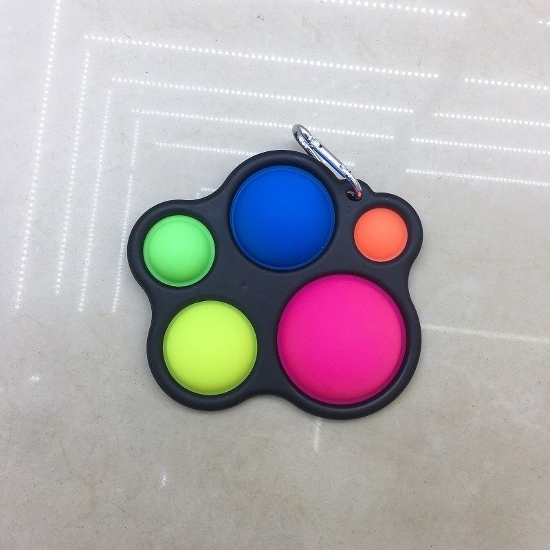 跨境热卖常规色云朵泡泡乐玩具益智解压按压板手指按压胶发泄神器产品图