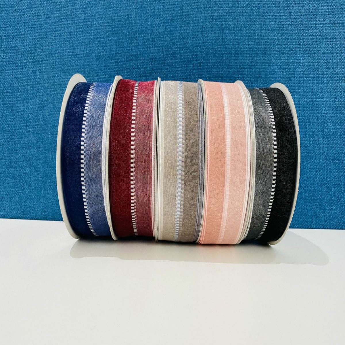 NG02-鉴鉴时尚服饰辅料 双色格子条纹纱