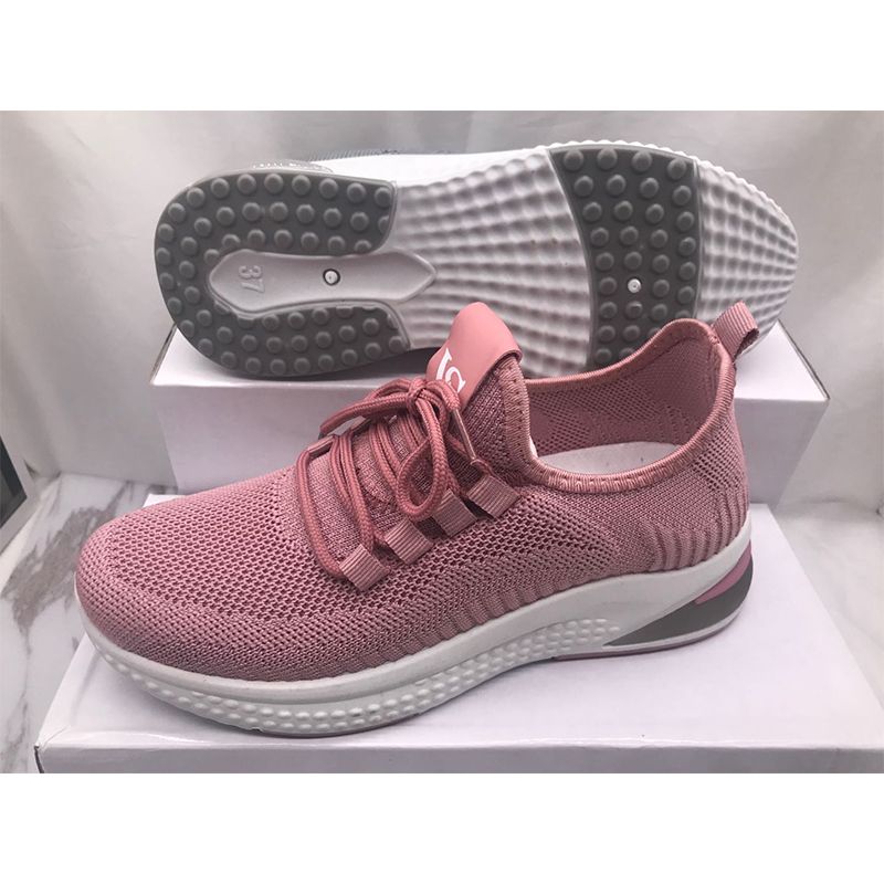 2021新款女士飞织鞋舒适合脚休闲细腻轻便欧码手工易跑柔软码全3